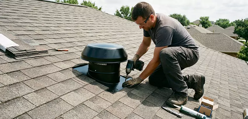 Roof Vent Fan Installation in Bentonville