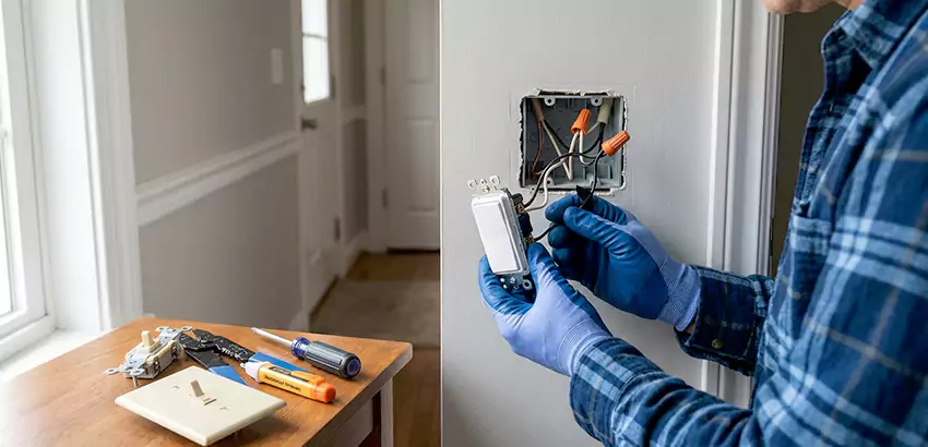 Motion Sensor Light Switch Replacement in Bentonville