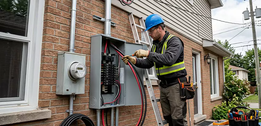 Outdoor Subpanel Installation in Bentonville