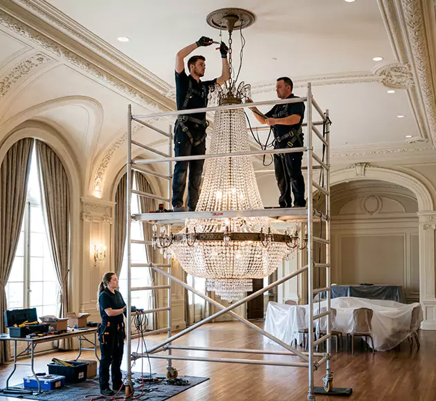 Professional Chandelier Installation: Your Local Fixture Team in Bentonville, AR